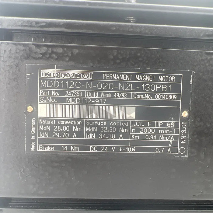 C image of MDD112C-N-020-N2L-130PB1 | Label